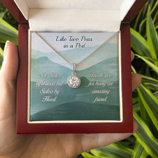 Two Peas In A Pod-Eternal Hope Friendship Necklace - Shopping Therapy, LLC Jewelry