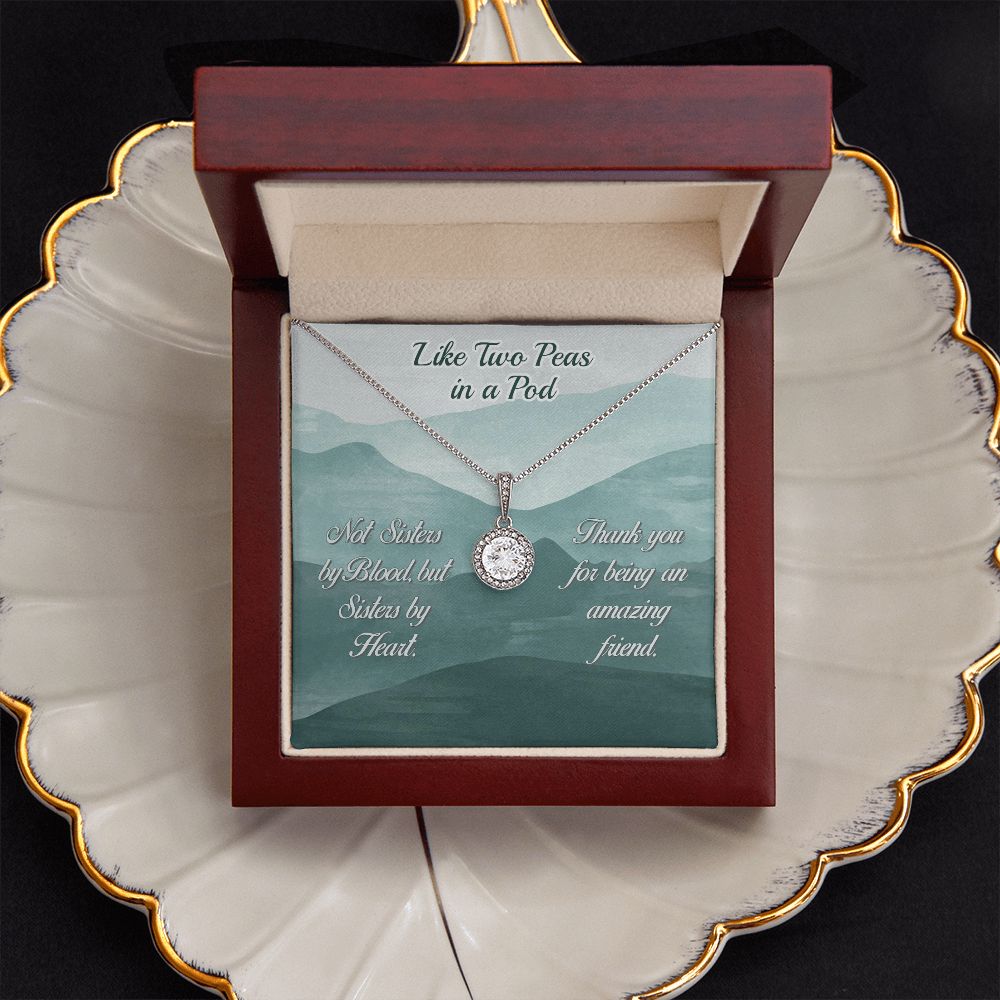 Two Peas In A Pod-Eternal Hope Friendship Necklace - Shopping Therapy Jewelry