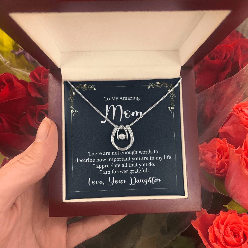 To My Amazing Mom-Lucky In Love - Shopping Therapy, LLC Jewelry