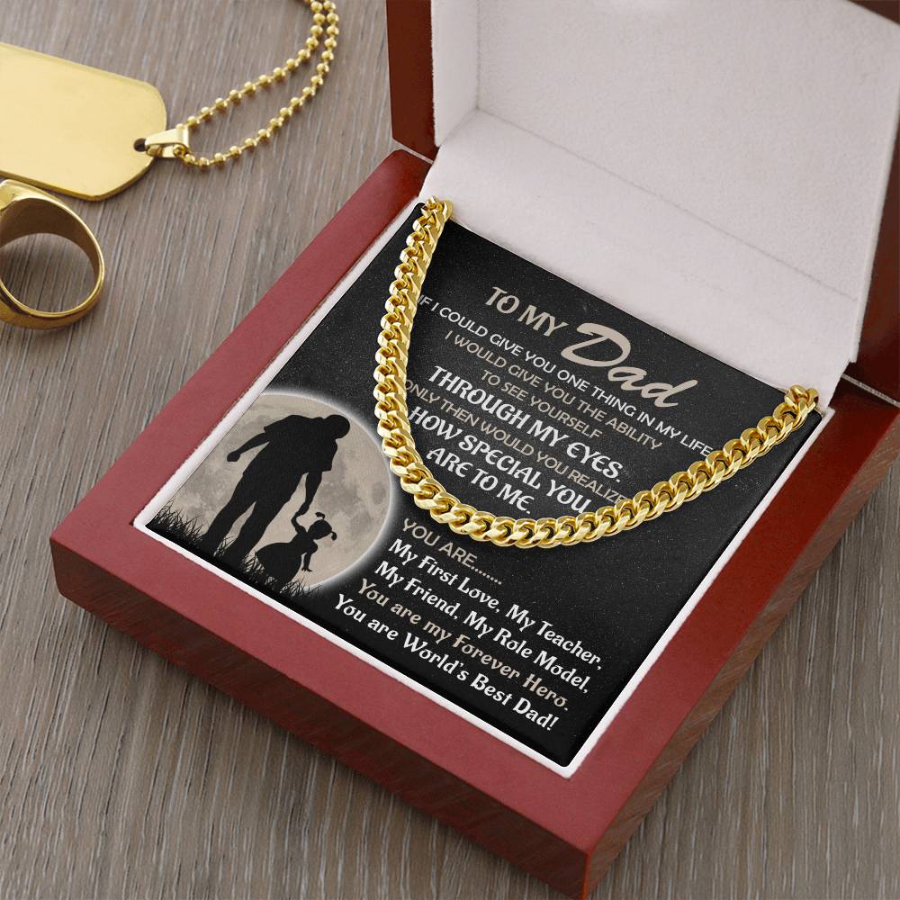 Worlds's Best Cuban Link Chain-Bold Gift For Fathers - Shopping Therapy, LLC Jewelry