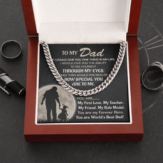 Worlds's Best Cuban Link Chain-Bold Gift For Fathers - Shopping Therapy, LLC Jewelry