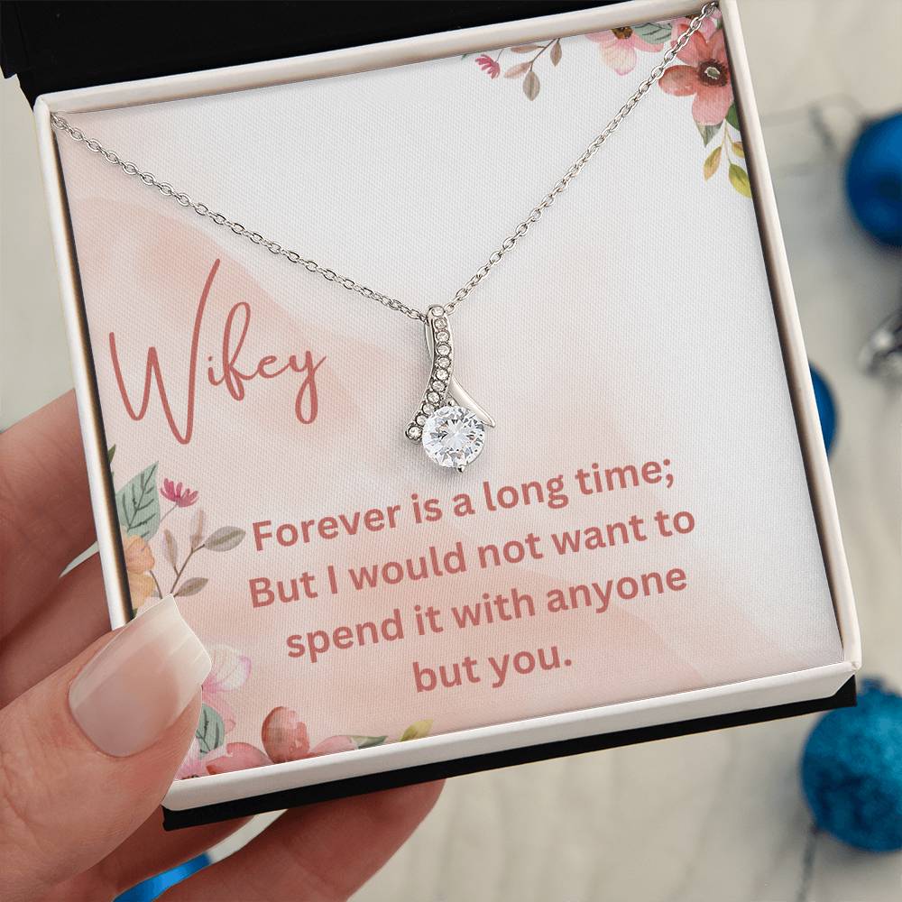 Forever is a long time-Alluring Beauty Women's Necklace - Shopping Therapy, LLC Jewelry