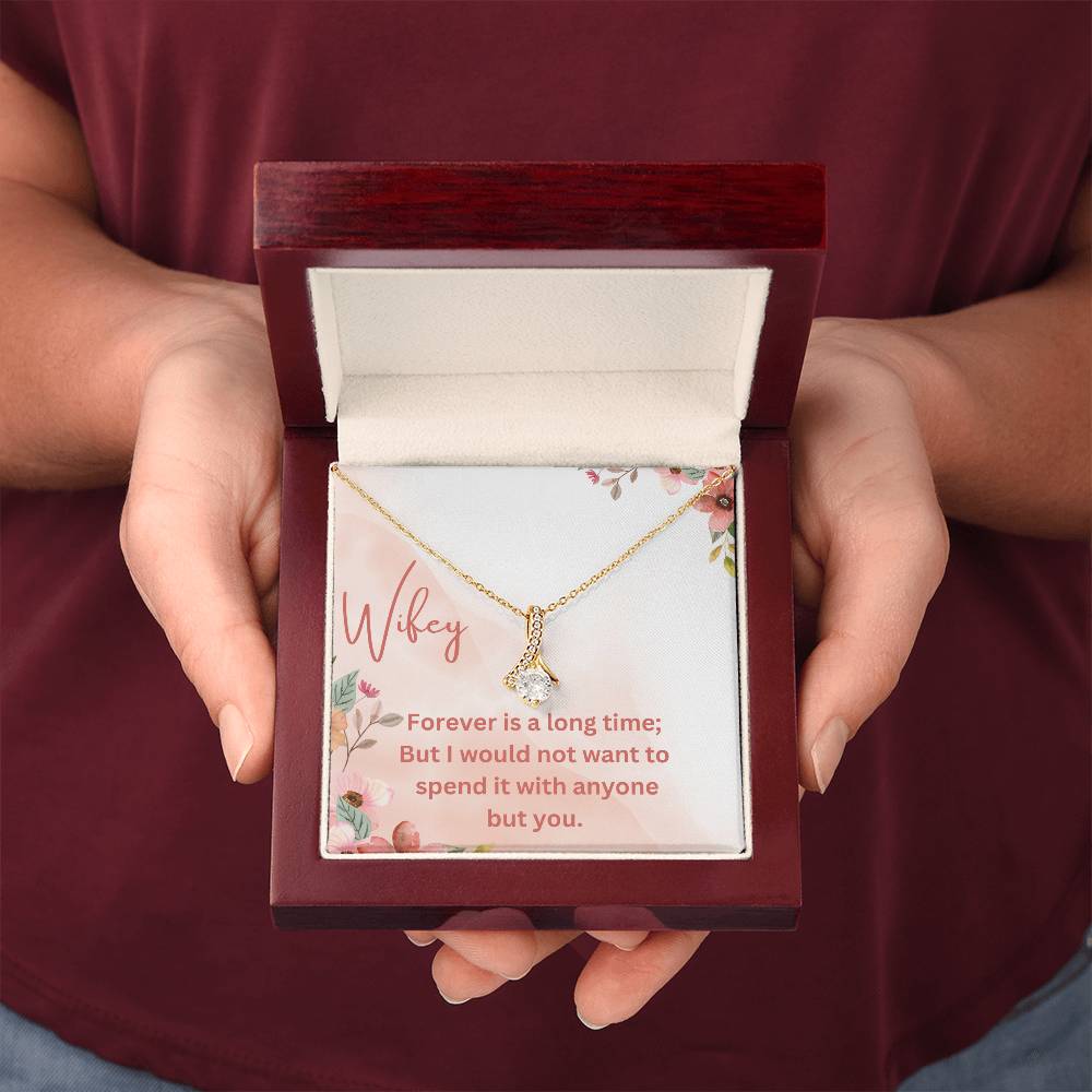 Forever is a long time-Alluring Beauty Women's Necklace - Shopping Therapy, LLC Jewelry