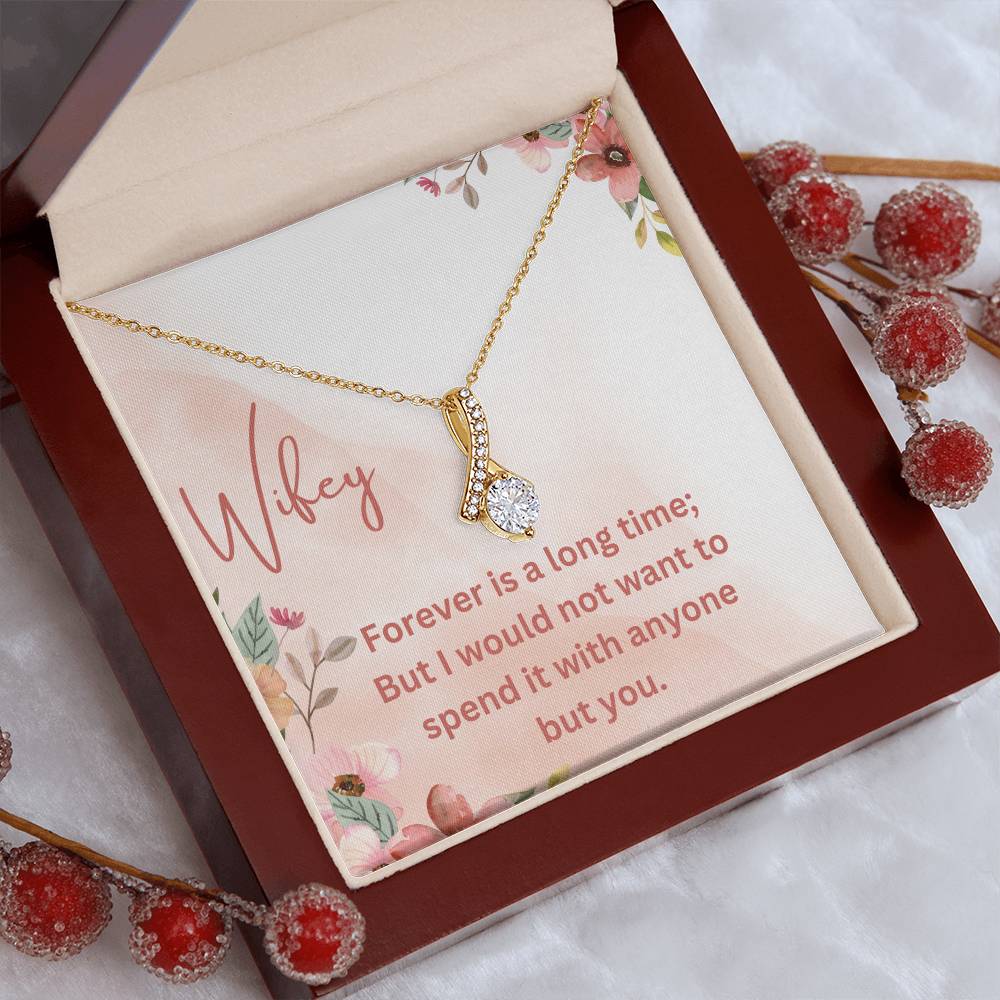 Forever is a long time-Alluring Beauty Women's Necklace - Shopping Therapy, LLC Jewelry