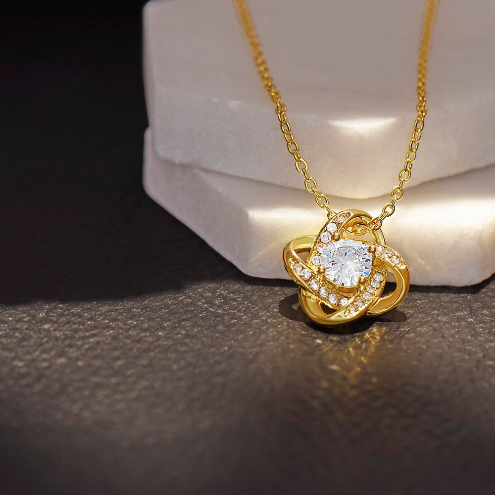Granddaughter Love Knot Necklace