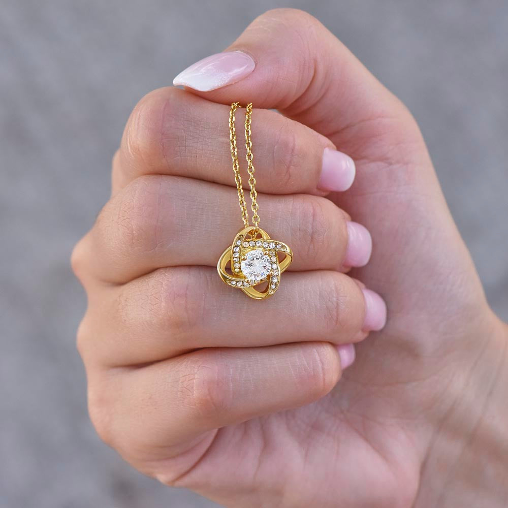 Granddaughter Love Knot Necklace