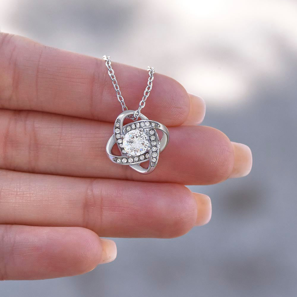 Granddaughter Love Knot Necklace