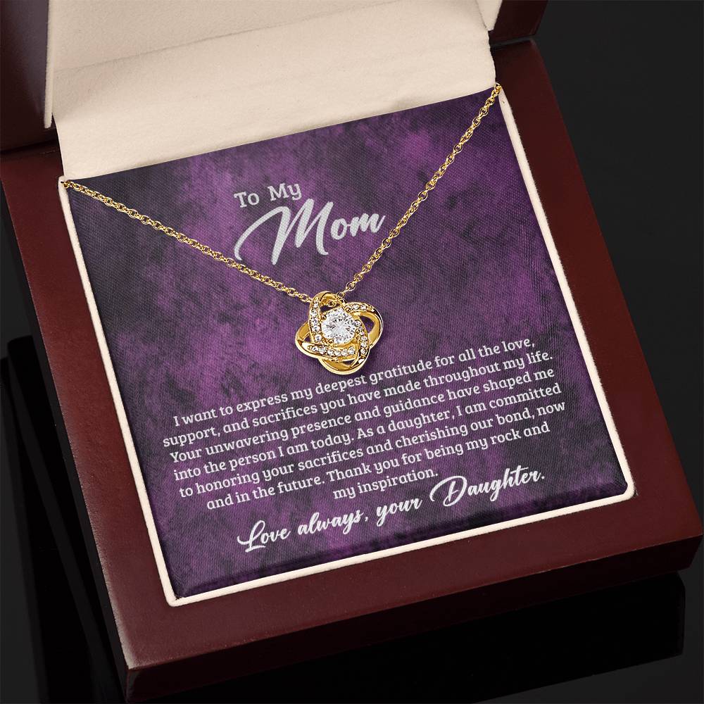 The Rock-Love Knot Necklace - Shopping Therapy, LLC Jewelry