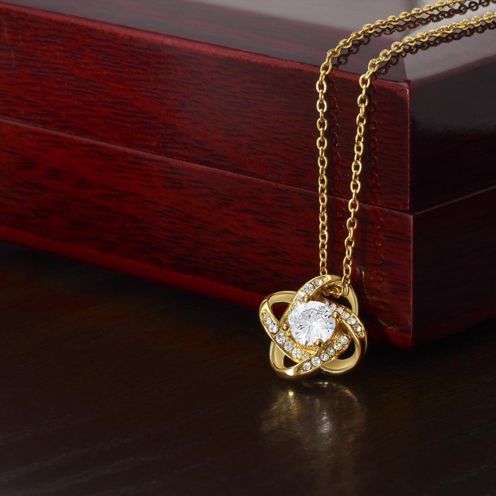 Granddaughter Love Knot Necklace