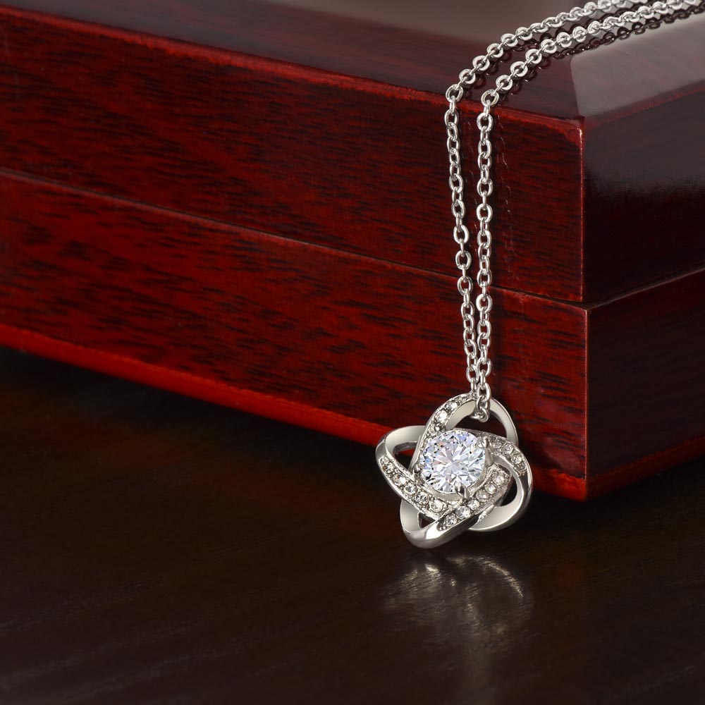 Granddaughter Love Knot Necklace
