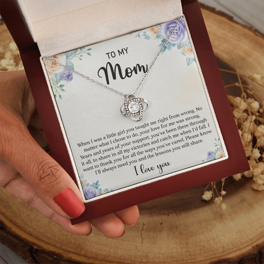 Catch Me When I Fall-Love Knot Women's Necklace - Shopping Therapy, LLC Jewelry