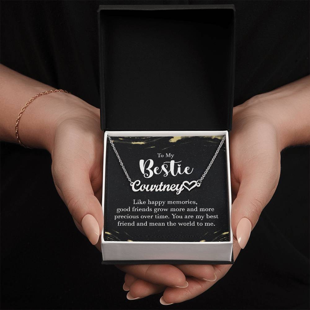 To My Bestie-A friendship Necklace