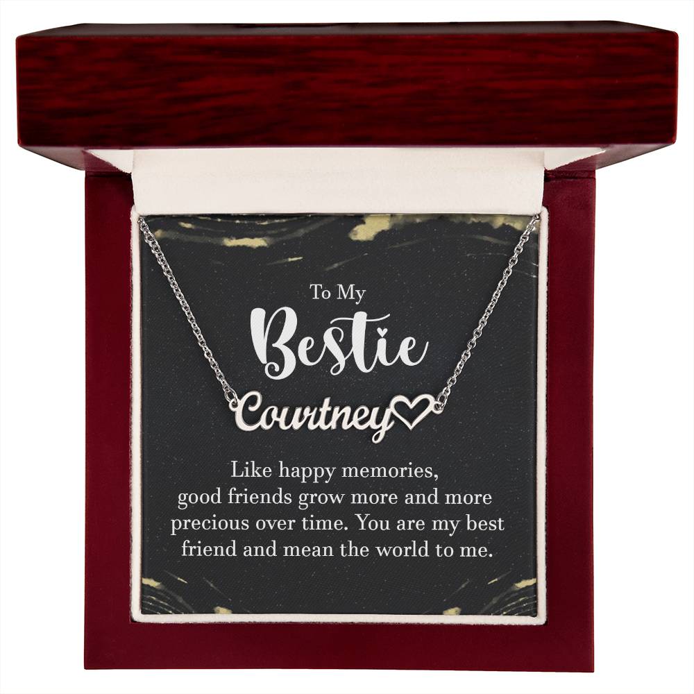 To My Bestie-A friendship Necklace