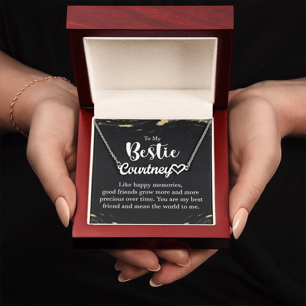 To My Bestie-A friendship Necklace