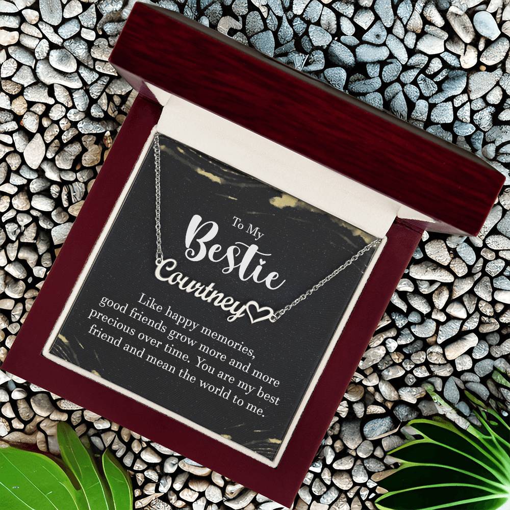 To My Bestie-A friendship Necklace