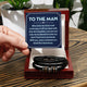 The Man Who Stole My Heart-Vegan Leather Bracelet For Men