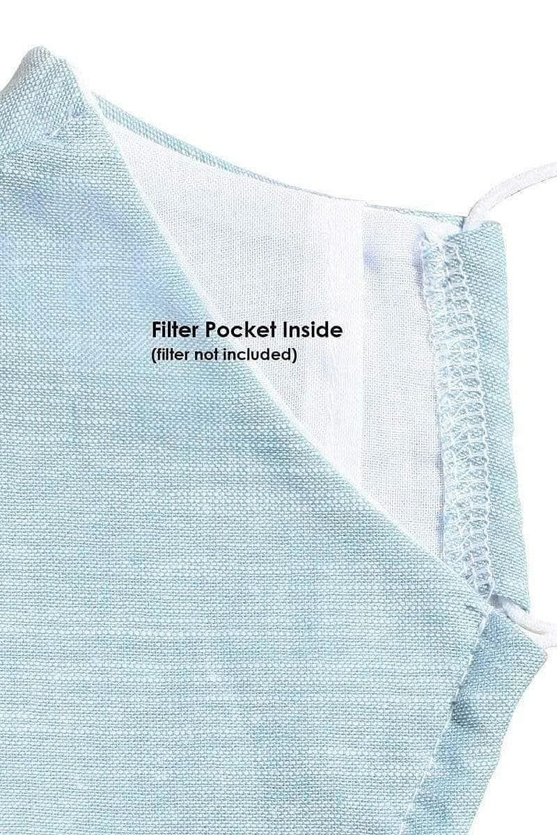 Aqua Reusable Face Mask - Shopping Therapy Masks