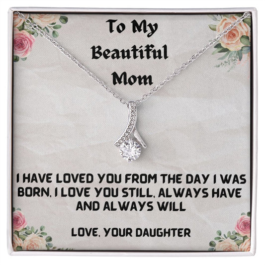 To My Mom – Love You Always Necklace - Shopping Therapy, LLC Women's necklaces