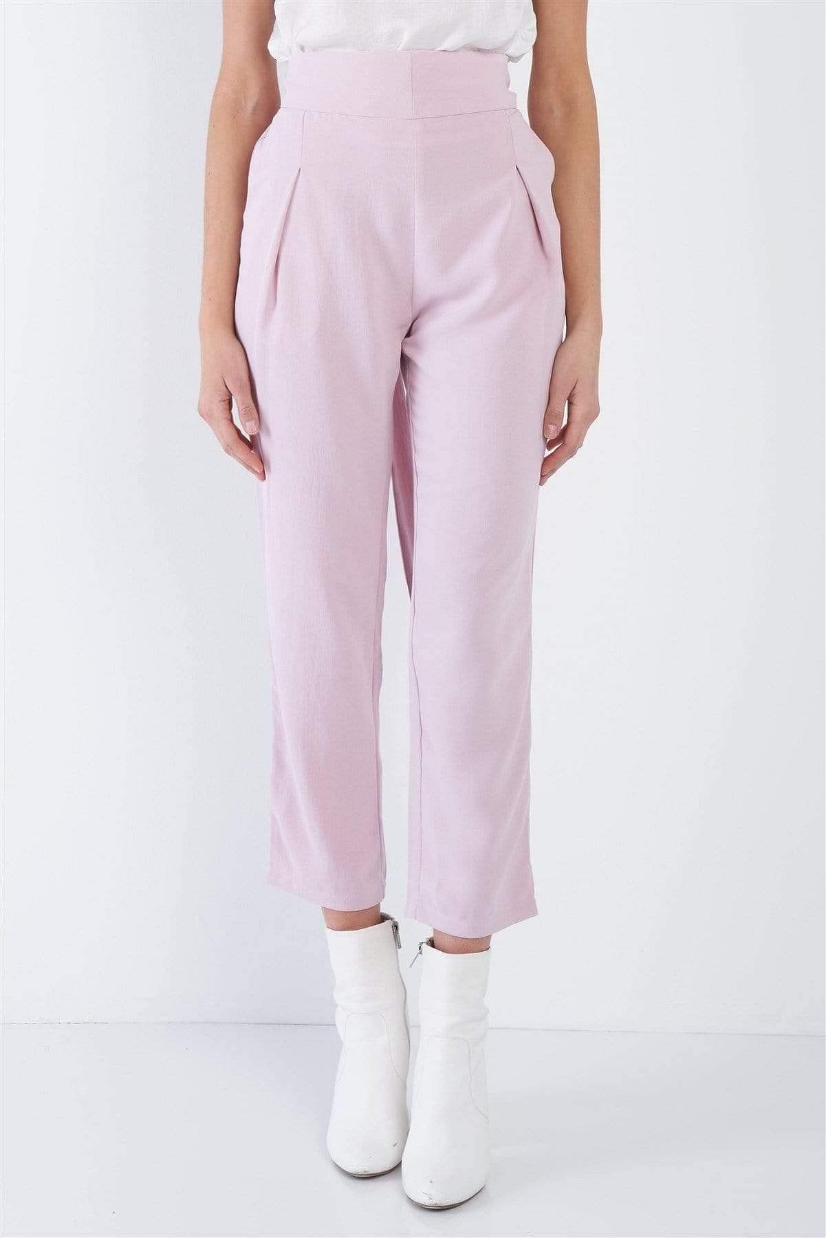 Mauve Ankle Length Skinny Leg Dress Pants - Shopping Therapy M Dress pants