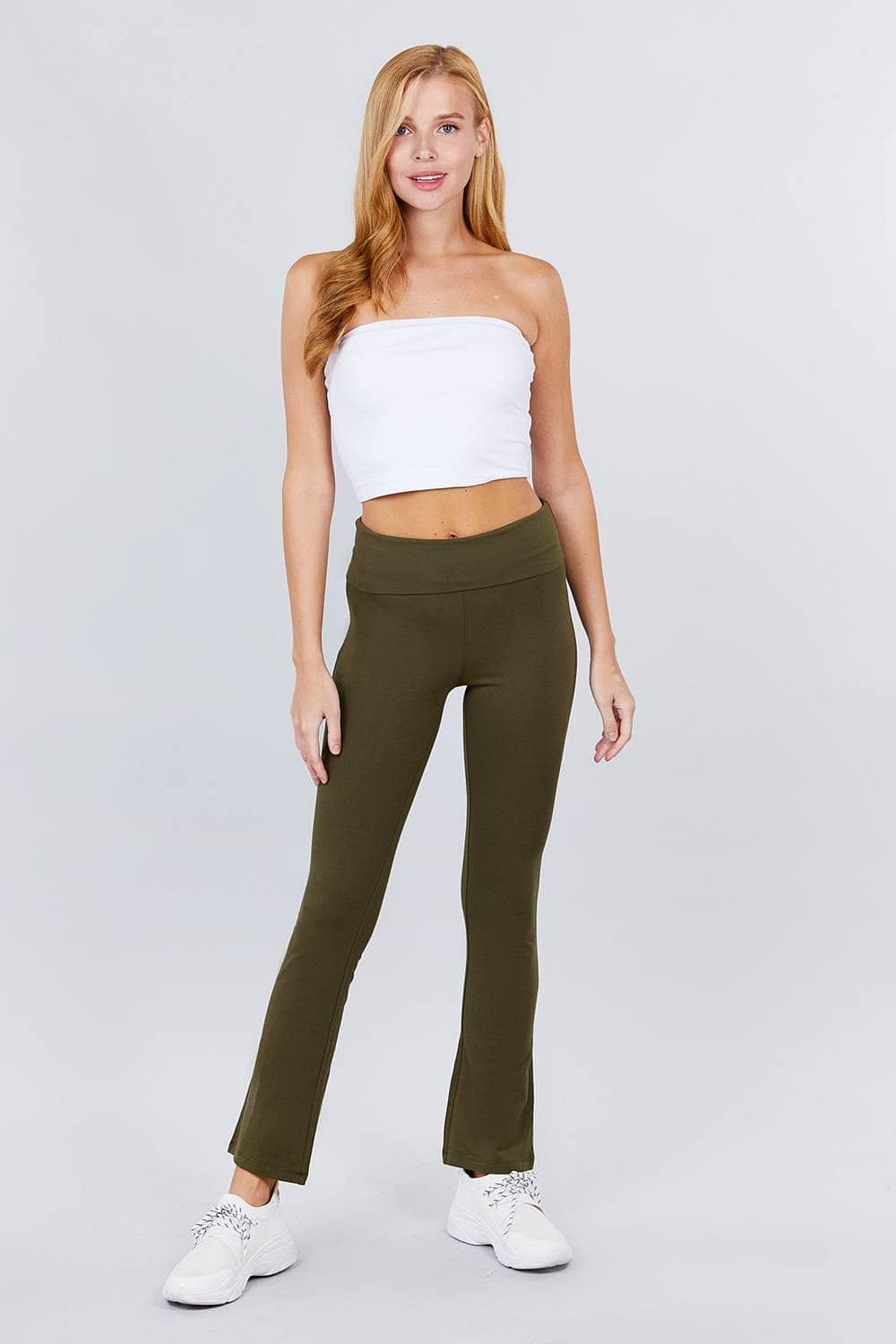 Olive Women's Yoga Leggings - Shopping Therapy M