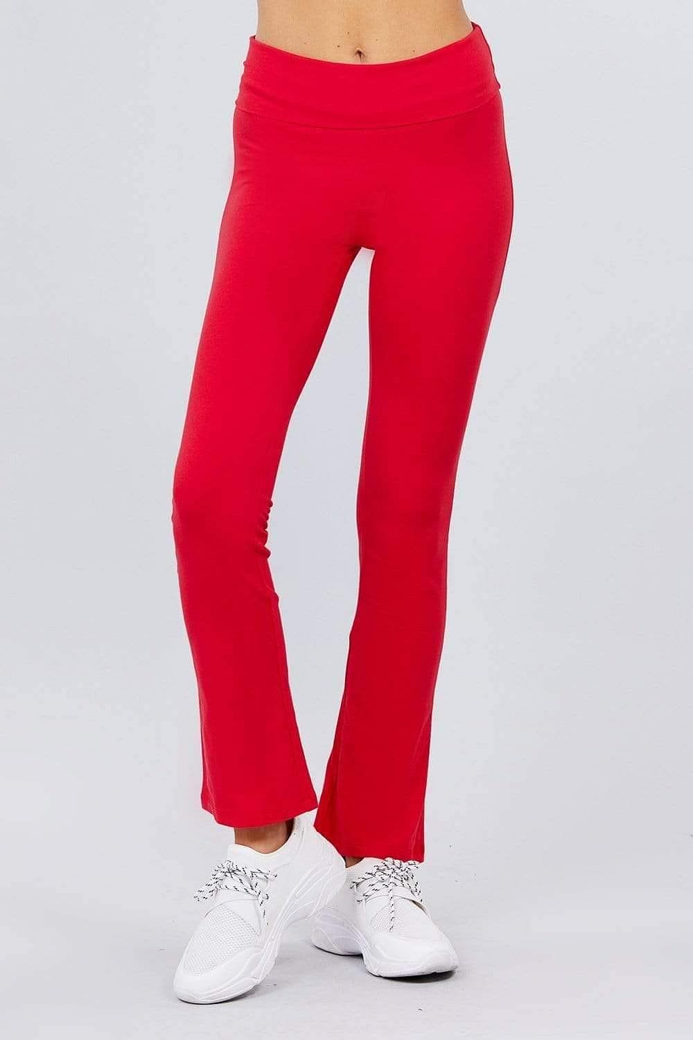 Red Women's Yoga Leggings - Shopping Therapy S Leggings