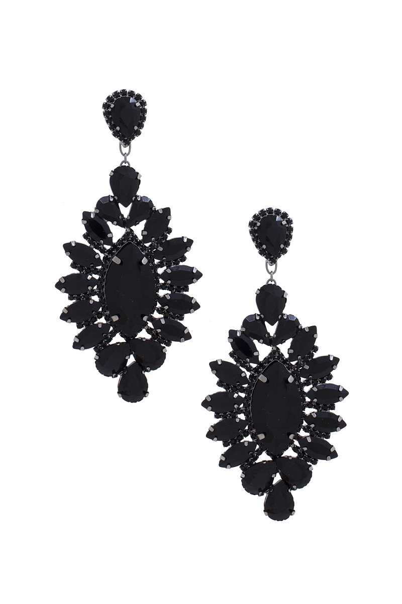 Rhinestone Dangle Earring - Shopping Therapy, LLC Dangle & Drop Earrings