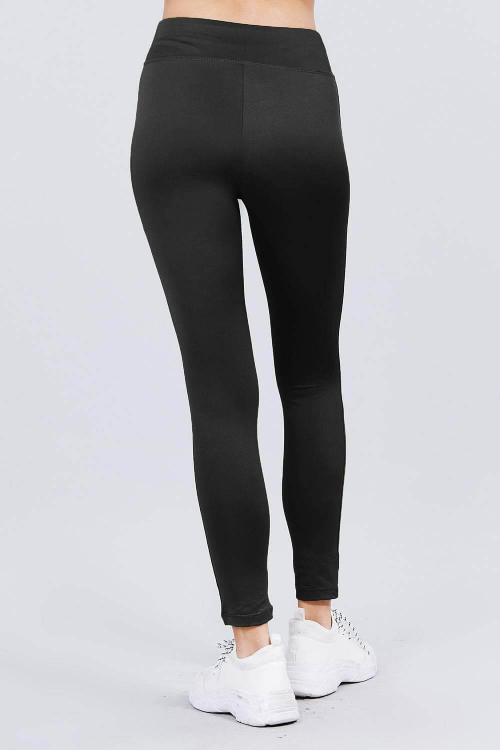 Black Yoga Workout Leggings - Shopping Therapy, LLC Athletic Wear