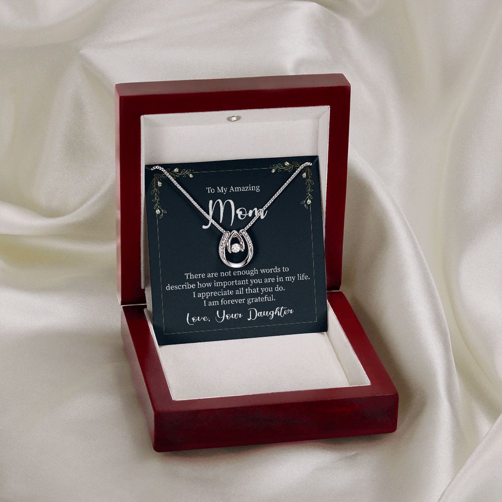 To My Amazing Mom-Lucky In Love - Shopping Therapy, LLC Jewelry