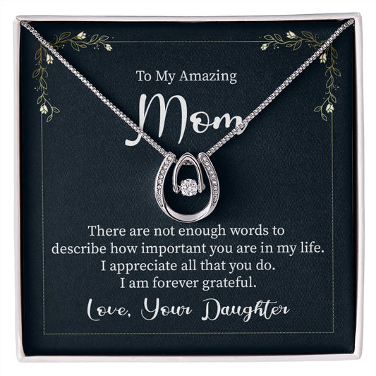 To My Amazing Mom-Lucky In Love - Shopping Therapy, LLC Jewelry