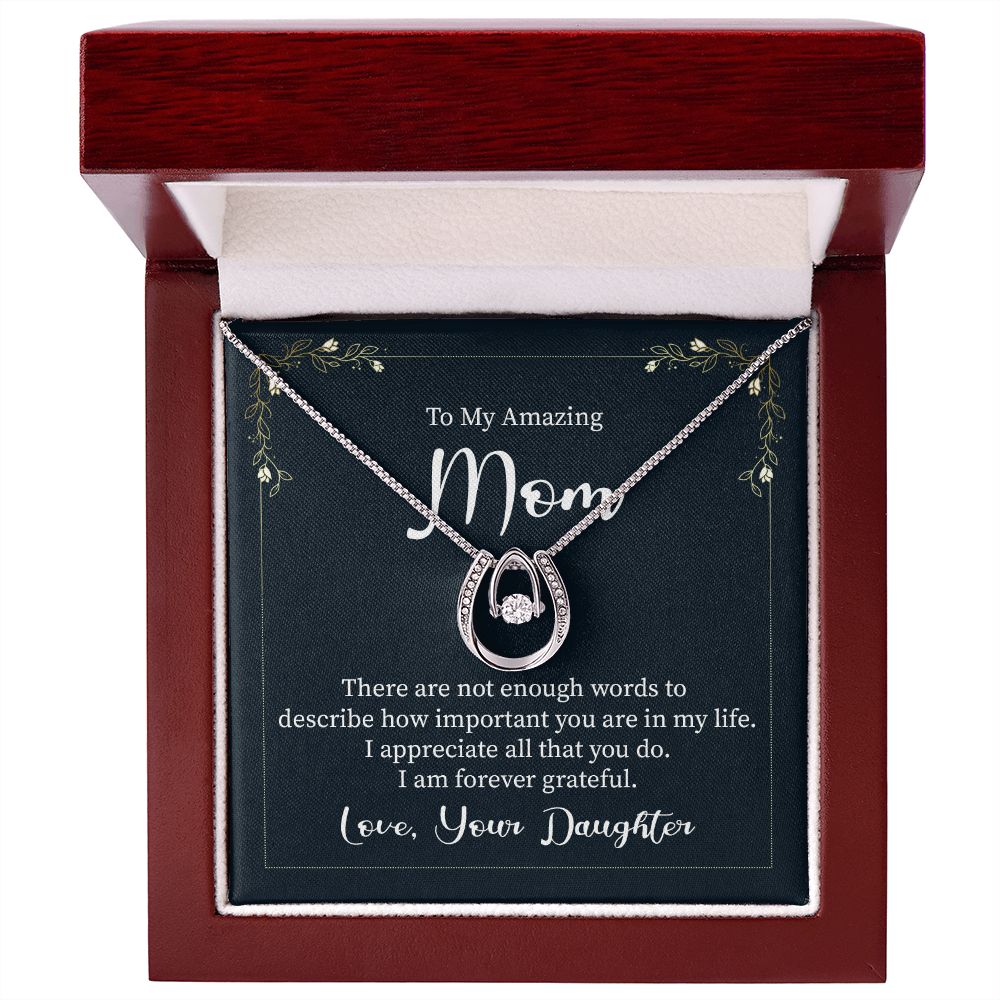 To My Amazing Mom-Lucky In Love - Shopping Therapy, LLC Jewelry