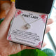 Love Knot Necklace | 14k & 18k Gold, CZ Crystals, Adjustable Chain