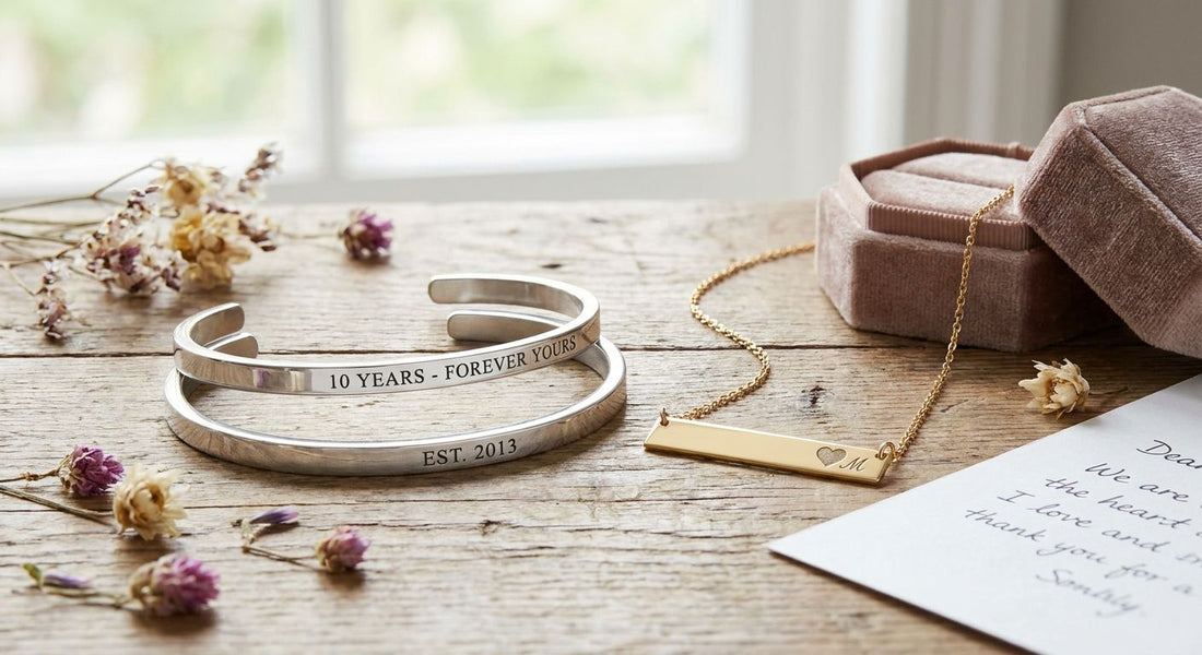 Best engraved jewelry for anniversary gifts