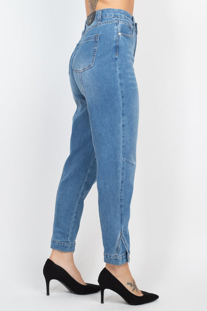 Light Denim Mom Jeans