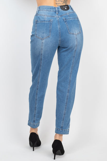 Light Denim Mom Jeans