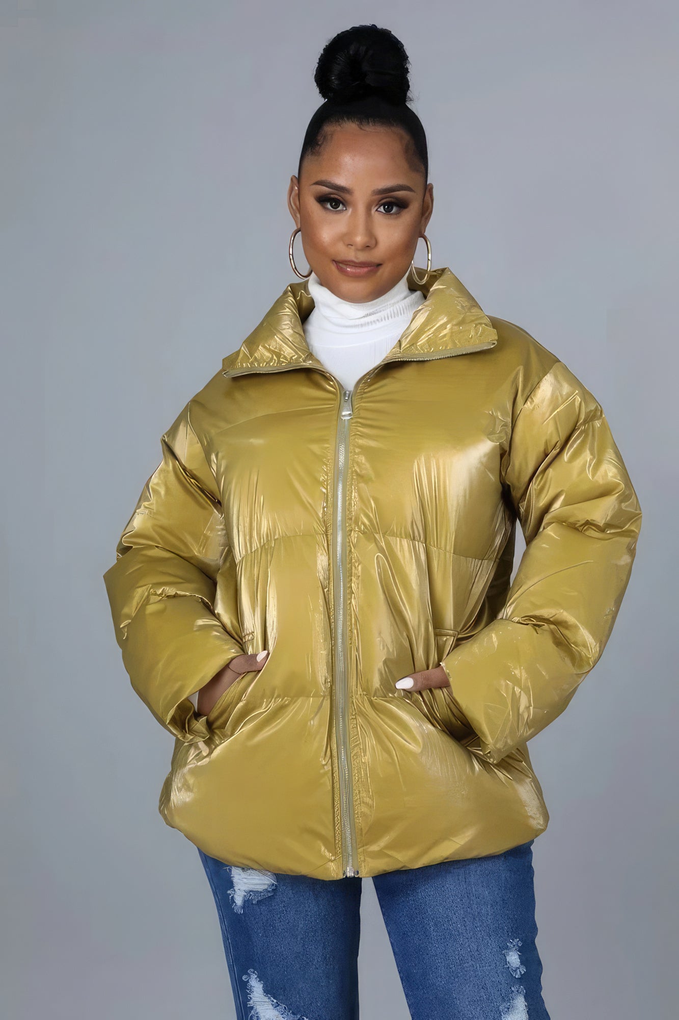 Light Mustard Bomber Jacket-Lightweight & Durable - Shopping Therapy, LLC bomber jacket