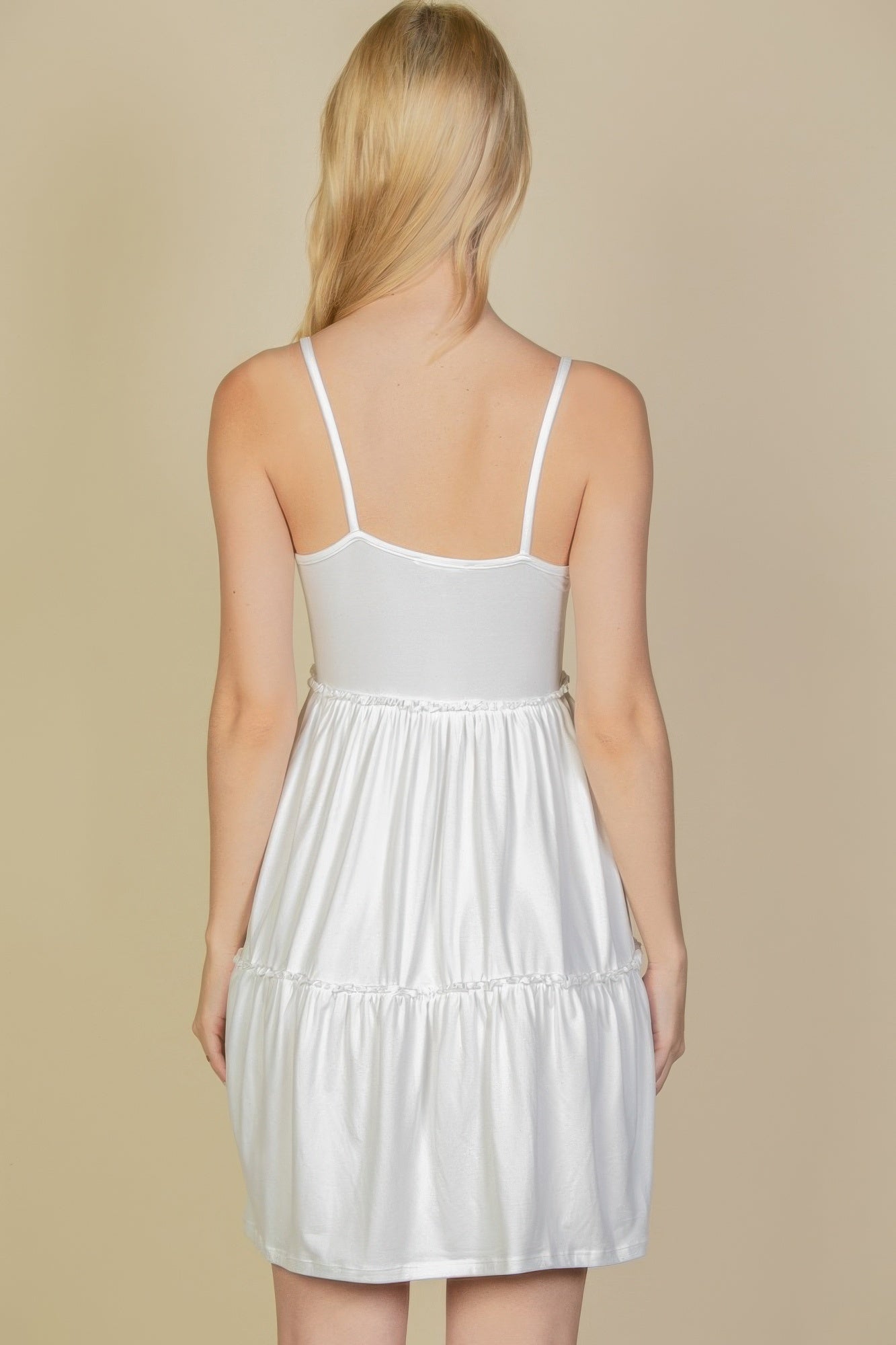 Tiered Cami Mini Swing Dress