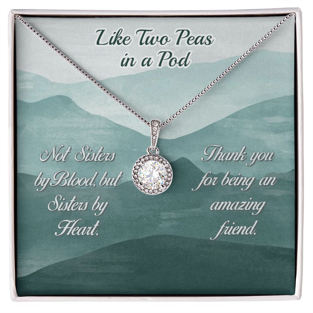 Two Peas In A Pod-Eternal Hope Friendship Necklace