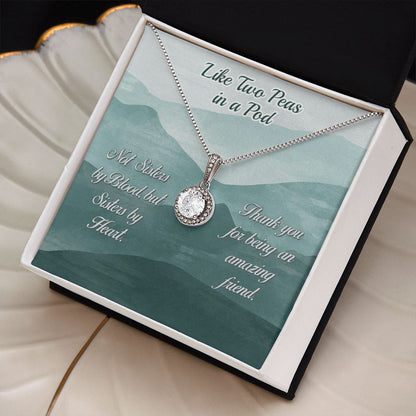 Two Peas In A Pod-Eternal Hope Friendship Necklace - Shopping Therapy, LLC Jewelry