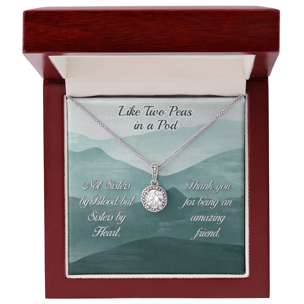 Two Peas In A Pod-Eternal Hope Friendship Necklace - Shopping Therapy Jewelry