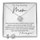 Loving Mom Love Knot Necklace And Earrings - Shopping Therapy, LLC Jewelry
