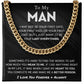 Last Everything Cuban Link Chain for Men - Shopping Therapy 14K Yellow Gold Finish / Luxury Box Jewelry
