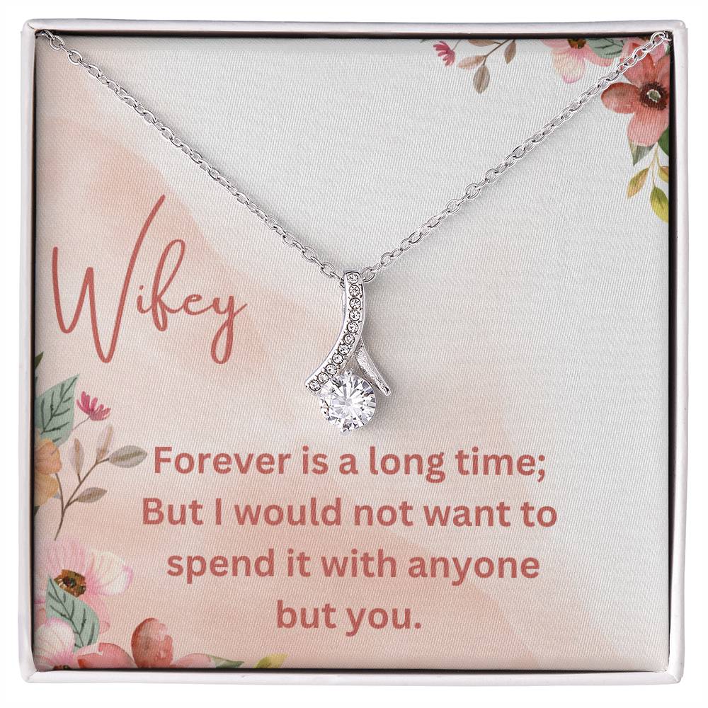 Forever is a long time-Alluring Beauty Women's Necklace - Shopping Therapy, LLC Jewelry