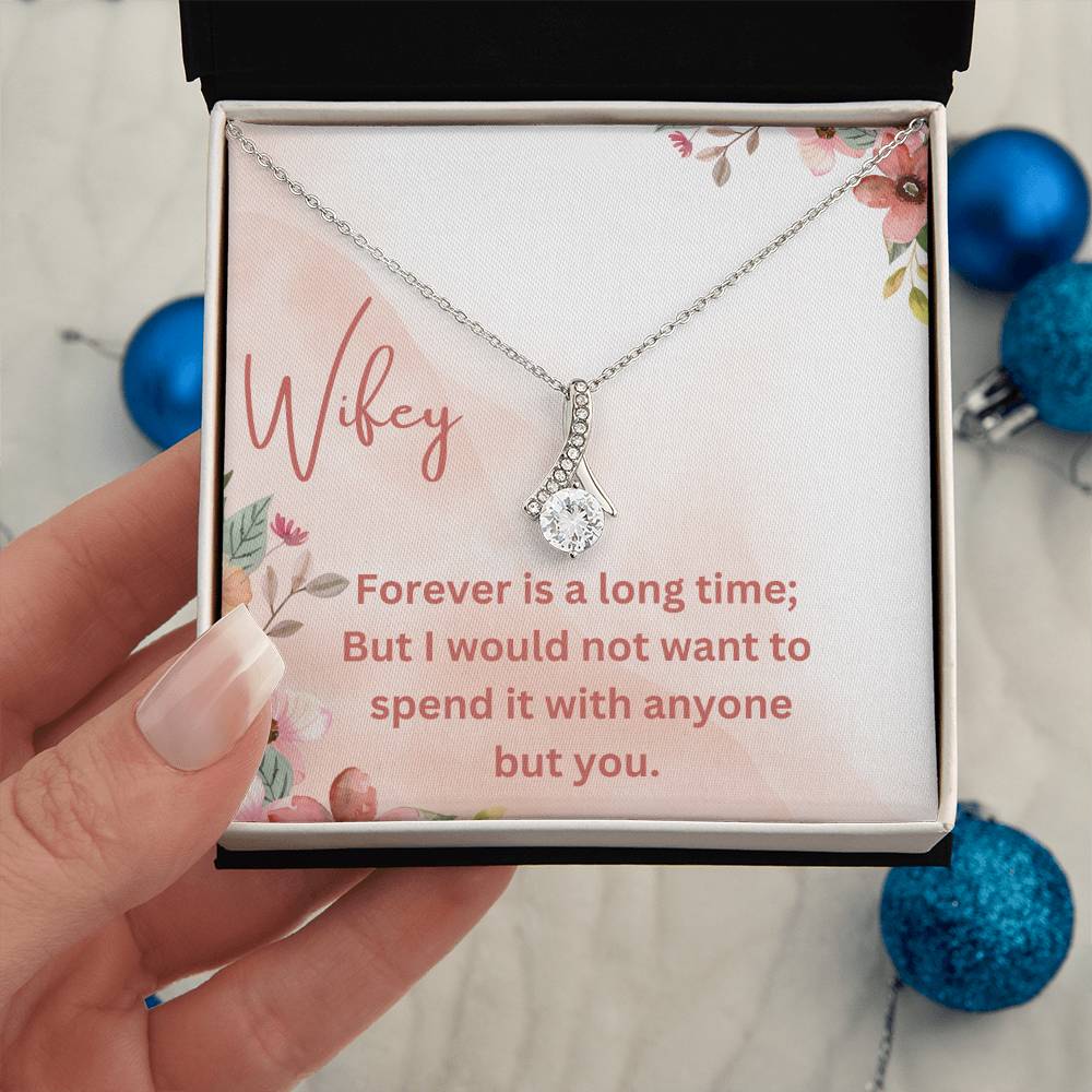 Forever is a long time-Alluring Beauty Women's Necklace