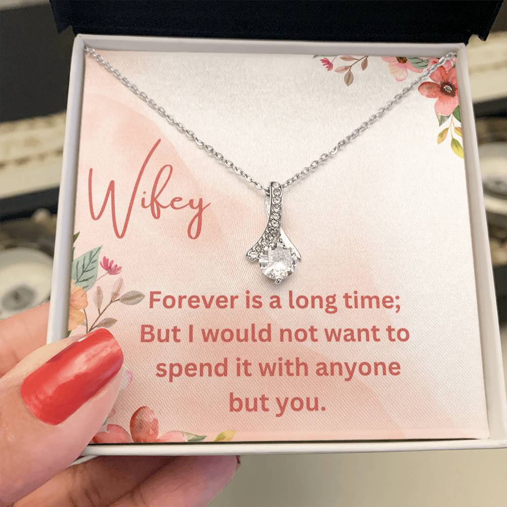 Forever is a long time-Alluring Beauty Women's Necklace