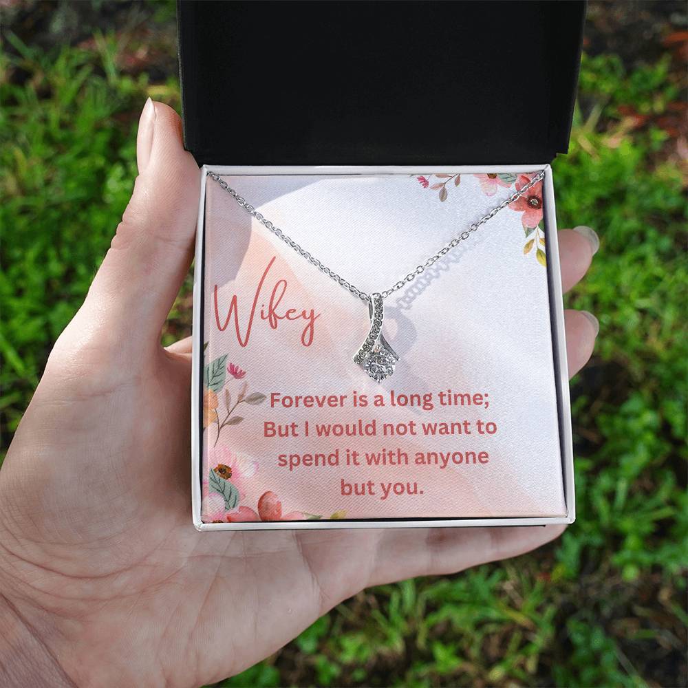 Forever is a long time-Alluring Beauty Women's Necklace - Shopping Therapy, LLC Jewelry