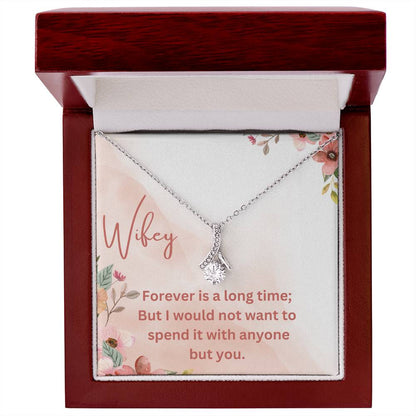 Forever is a long time-Alluring Beauty Women's Necklace - Shopping Therapy, LLC Jewelry