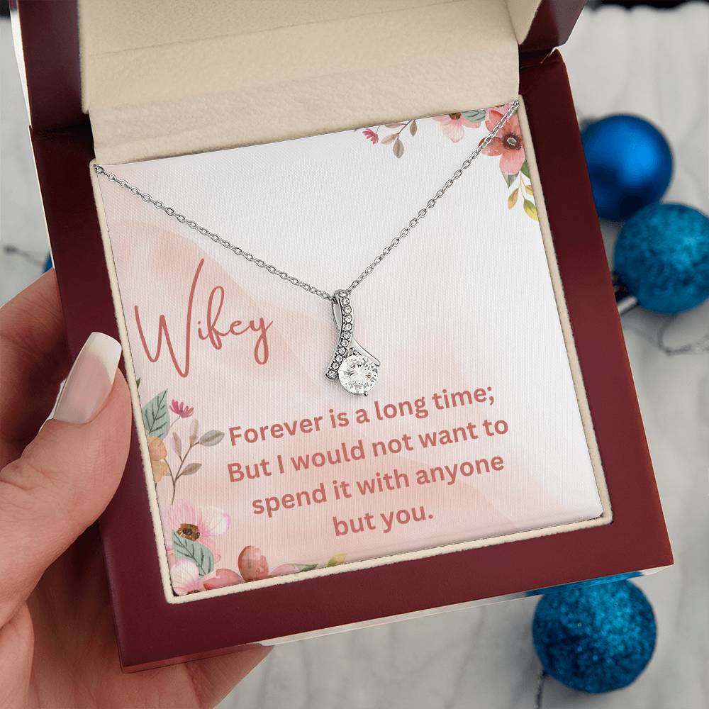 Forever is a long time-Alluring Beauty Women's Necklace