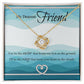 Wings That Keep Your Heart-Love Knot Friendship Necklace - Shopping Therapy 18K Yellow Gold Finish / Standard Box Jewelry