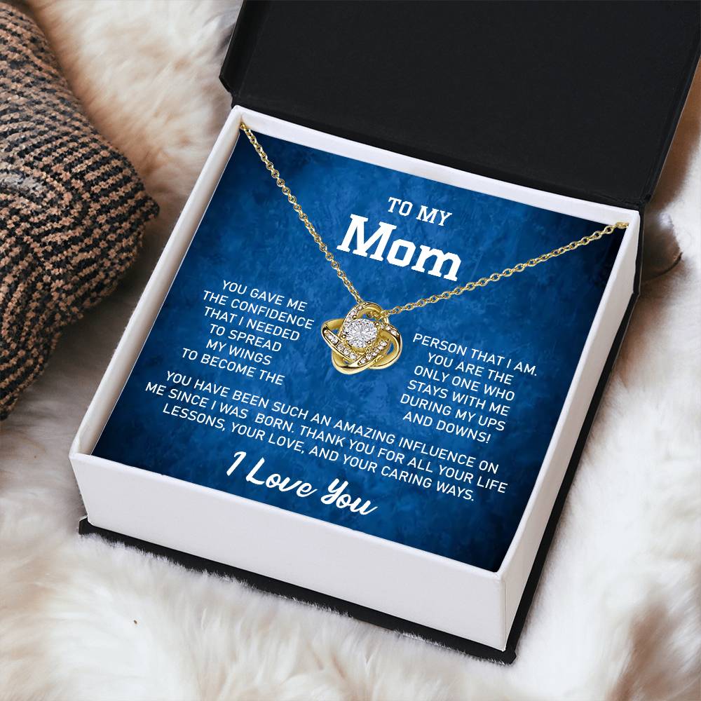 Gift For Mom-Love Knot Necklace