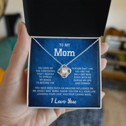 Becoming the Woman I Am – Meaningful Necklace Gift for Mom